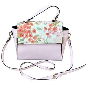 Woman’s Dune London Purse Handbag Shoulder Bag Pink Floral